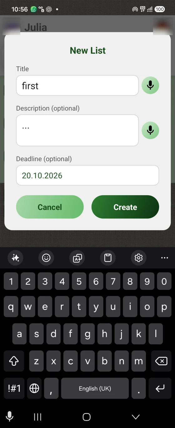 Use your familiar keyboard