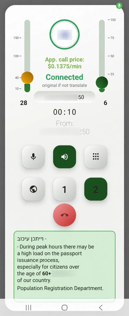 Fig. 8. Adjust translation priority